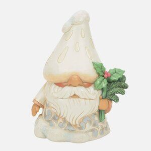 Jim Shore Heartwood Creek - Winter's Fun-Guy - Gnome With Mushroom Hat 6012681